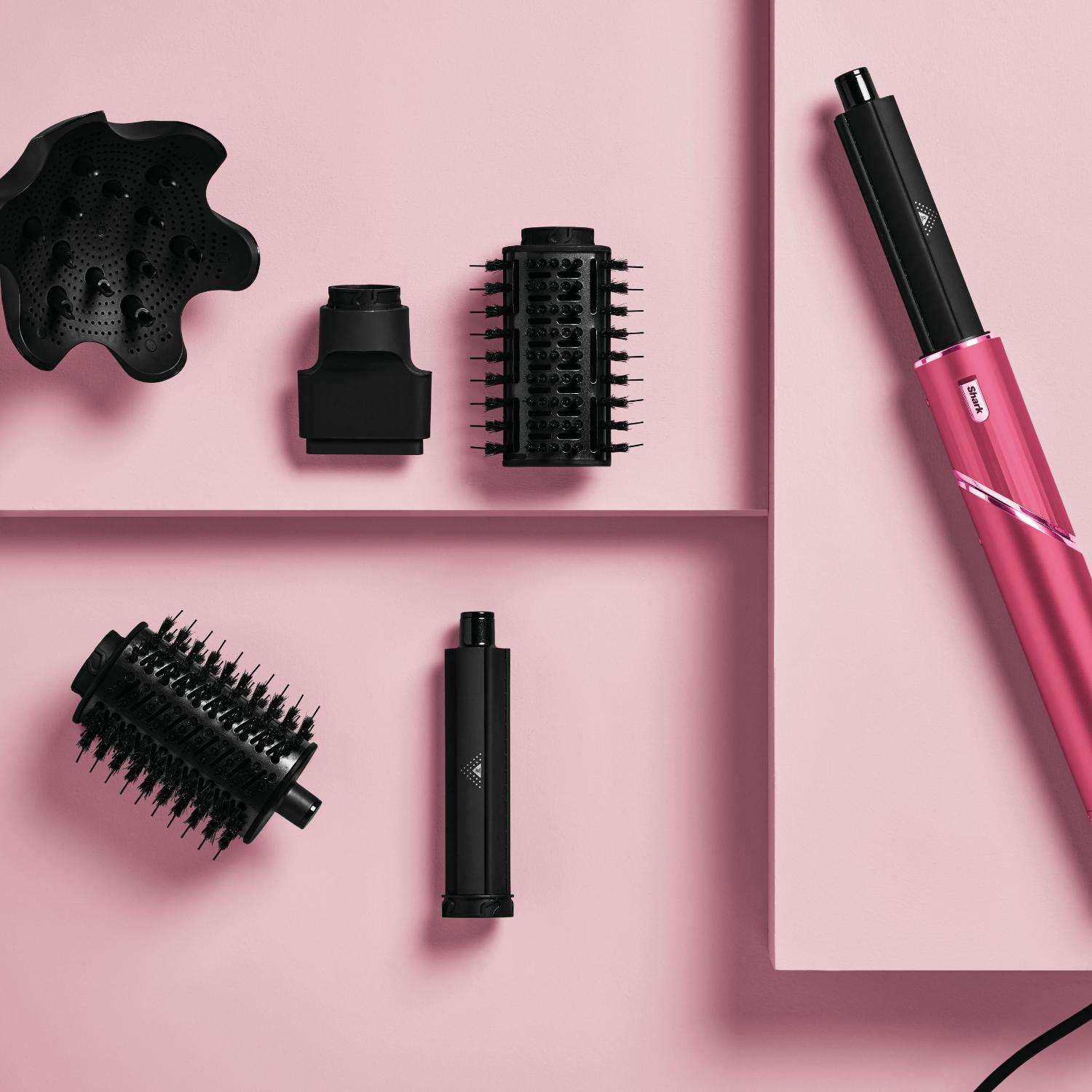 FLEXSTYLE  MULTIESTILIZADOR DE CABELLO HD442BP MALIBU PINK  PARA TODO TIPO DE CABELLO 6 EN 1 (MULTI-ESTILIZADOR PARA CABELLO)